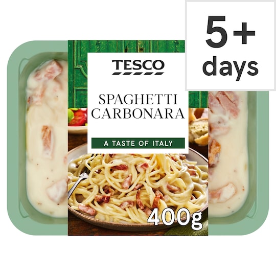 Tesco Spaghetti Carbonara 400G Tesco Groceries