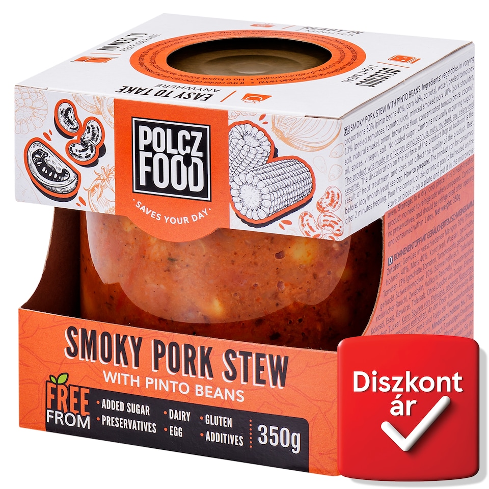 Polcz füstölt tarjás babragu 350 g