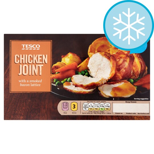 T. CHICKEN JOINT WITH SMK BACON LATTICE 500G Tesco Groceries