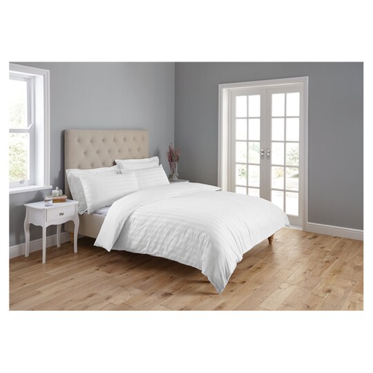 Fox Ivy White Sateen Stripe Kb Tesco Groceries - Fox And Ivy Bedding Sets Fox Ivy White Sateen Stripe Kb Tesco Groceries - Fox And Ivy Bedding Sets