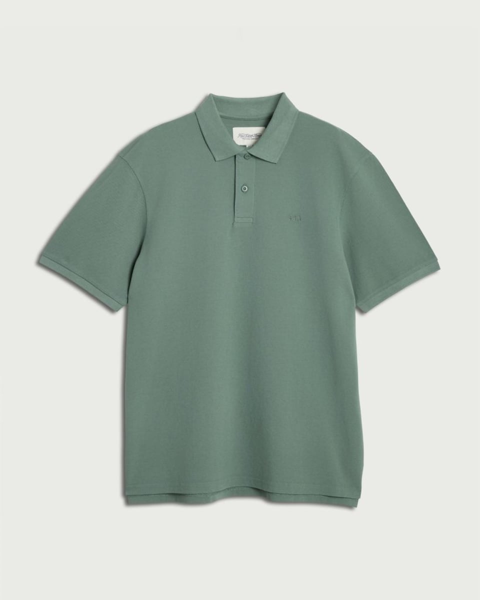 image 1 of RDA Pure Cotton Polo Shirt in Green