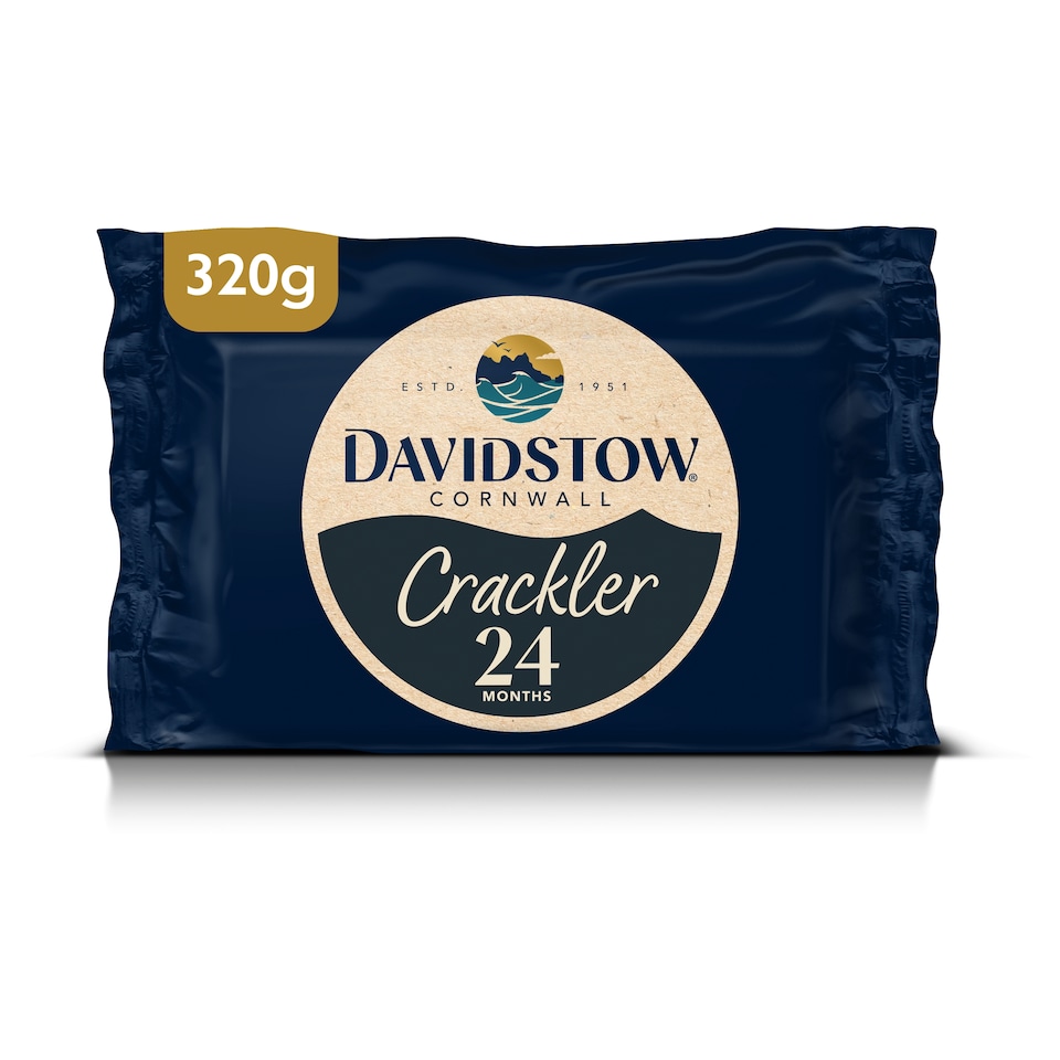 Davidstow Crackler Extra Mature Cornish Cheddar Cheese 320g