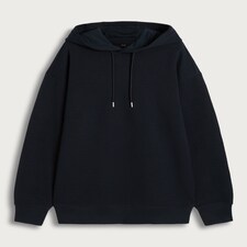 F&F Quilted Textured Hoodie in Navy