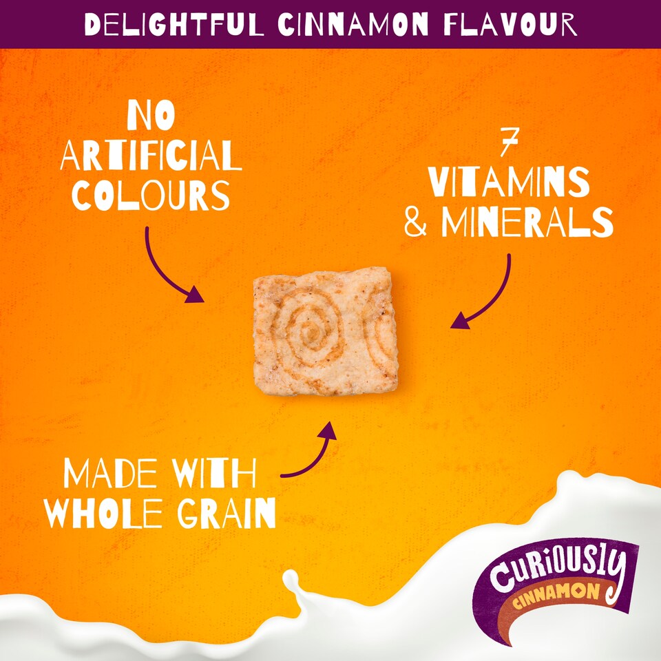 image 1 of Nestlé Curiously Cinnamon Cereal 375g