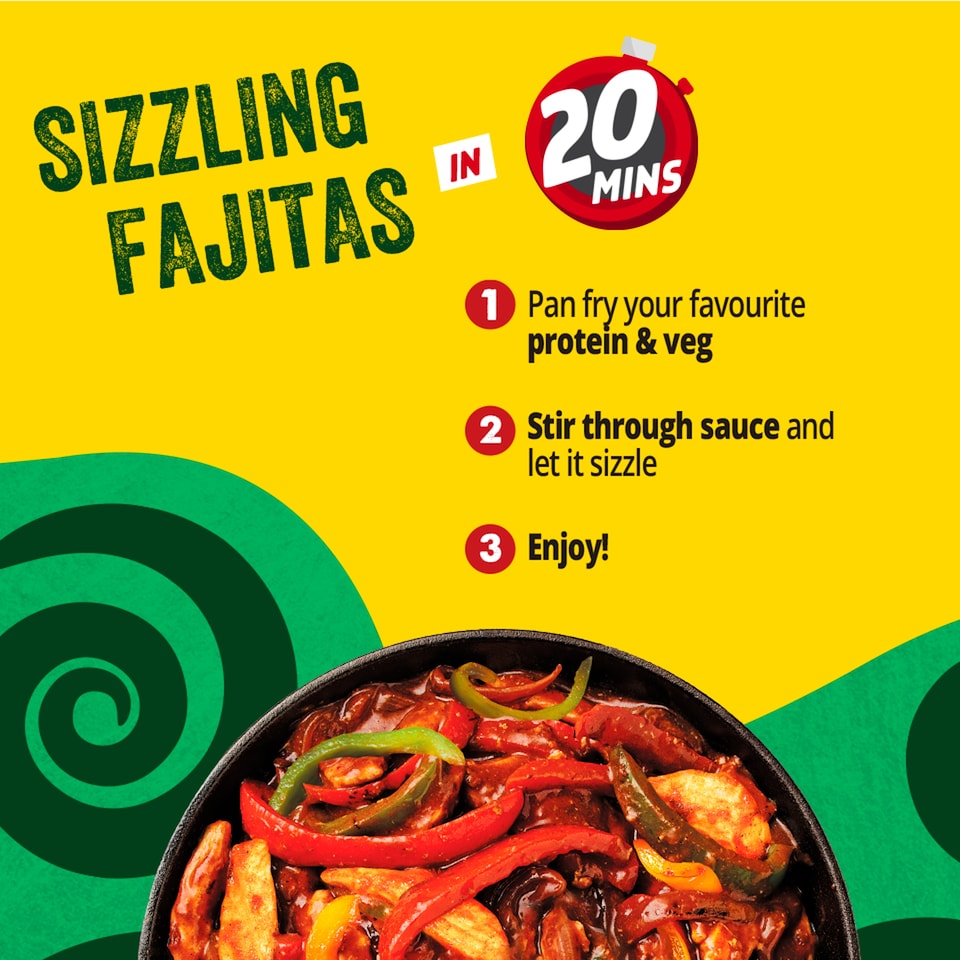 image 1 of Old El Paso Sizzling Fajitas Cooking Sauce 170g