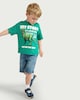 image 1 of Disney Toy Story Pure Cotton T-Shirt in Green
