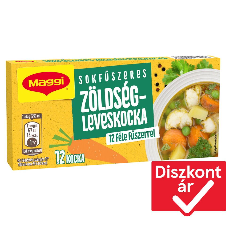 Maggi Multi-Spiced Vegetable Soup Cube 12 pcs 120 g