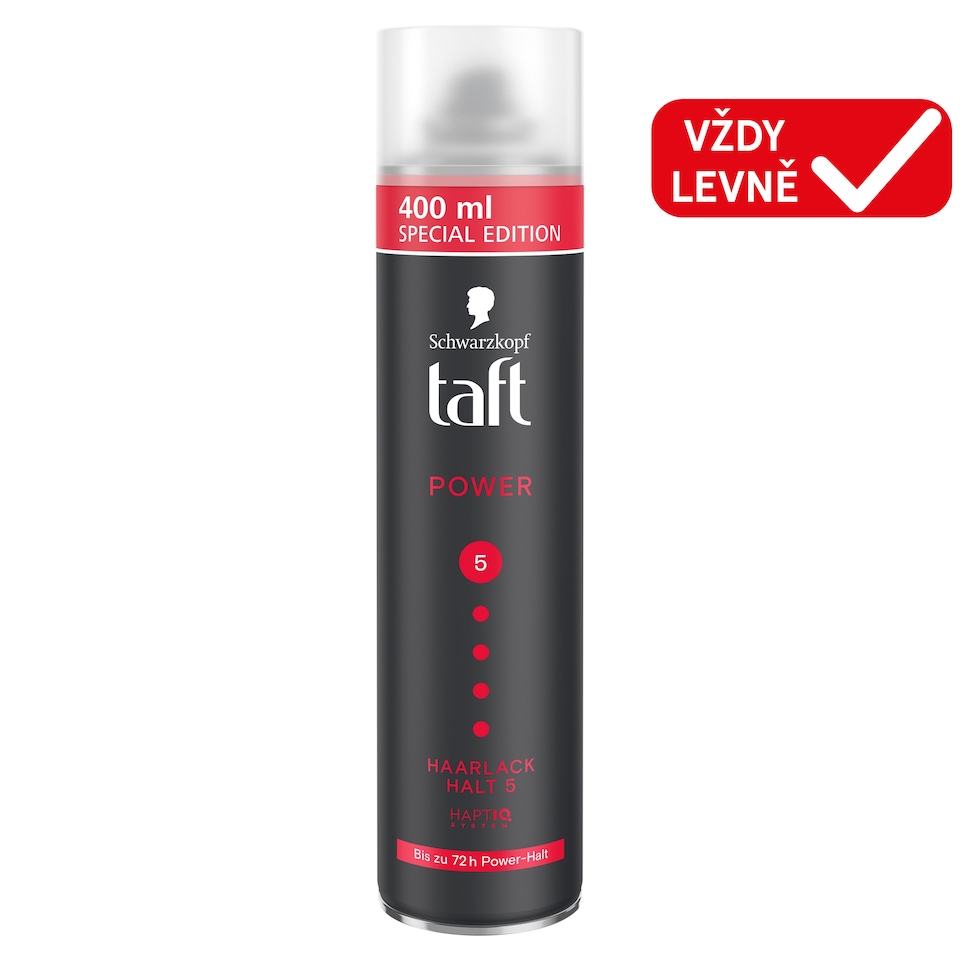image 1 of Schwarzkopf Taft Power Hairspray for All Hair Types 400ml