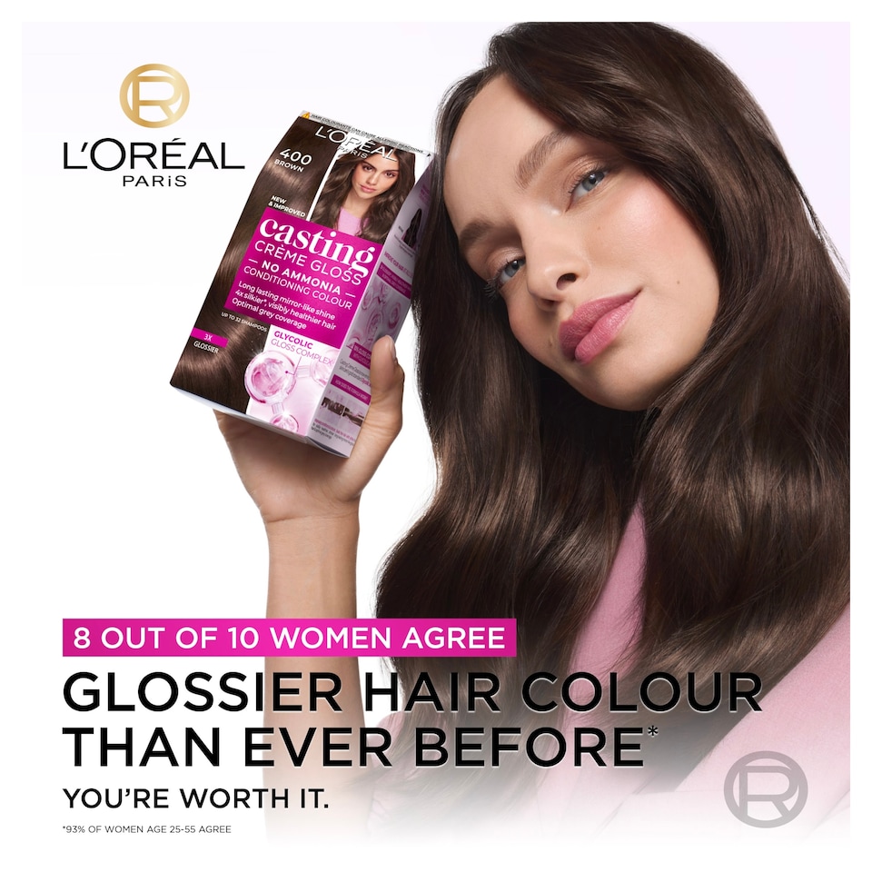image 1 of L'Oreal Paris Casting Creme Gloss 300 Darkest Brown Semi-Permanent Hair Dye