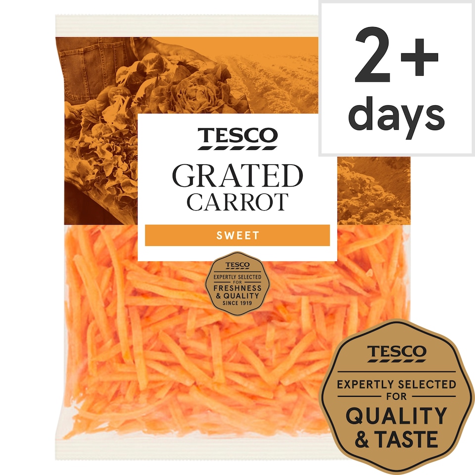 image 1 of Tesco Grated Carrots 200g