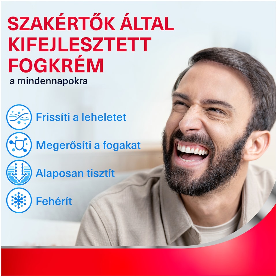 Parodontax Complete Protection Whitening fluoridos fogkrém 75 ml  1. kép