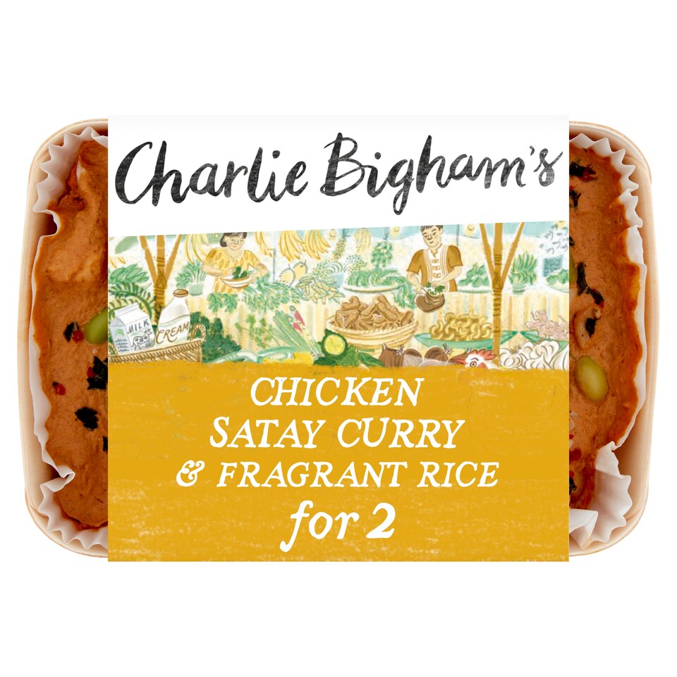 Charlie Bigham's Chicken Satay Curry & Fragrance Rice 805G