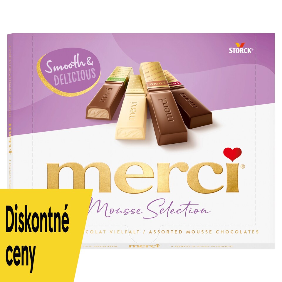 merci Mousse Selection Assorted Mousse Chocolates 250 g