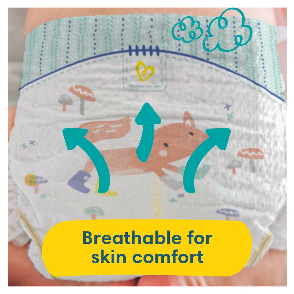 image 1 of Pampers New Baby Size 1 80 Nappies Jumbo+ Pack
