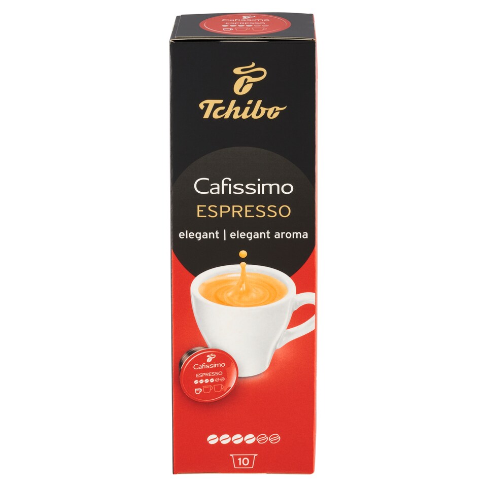 Obrázek 1 pro produkt Tchibo Cafissimo Espresso pražená mletá káva kapsle 10 x 7g (70g)