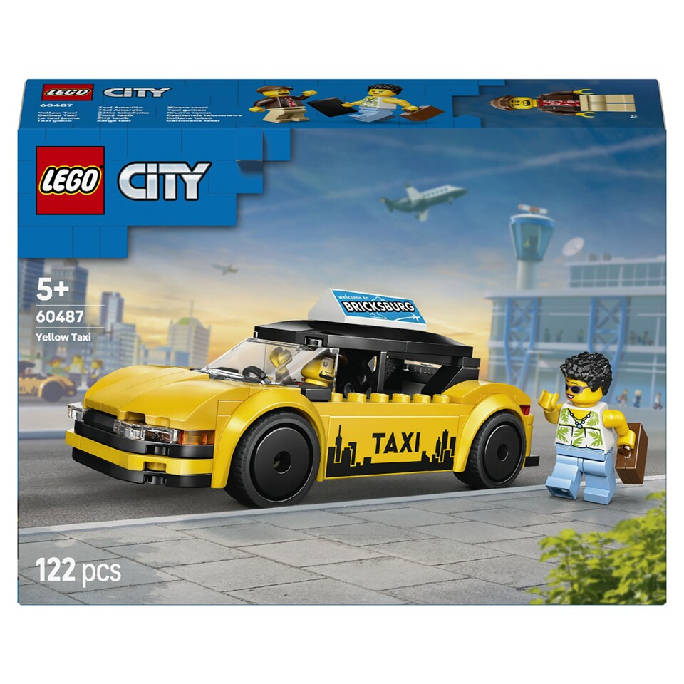 Obrázek 1 pro produkt LEGO City 60487 Žlutý taxík