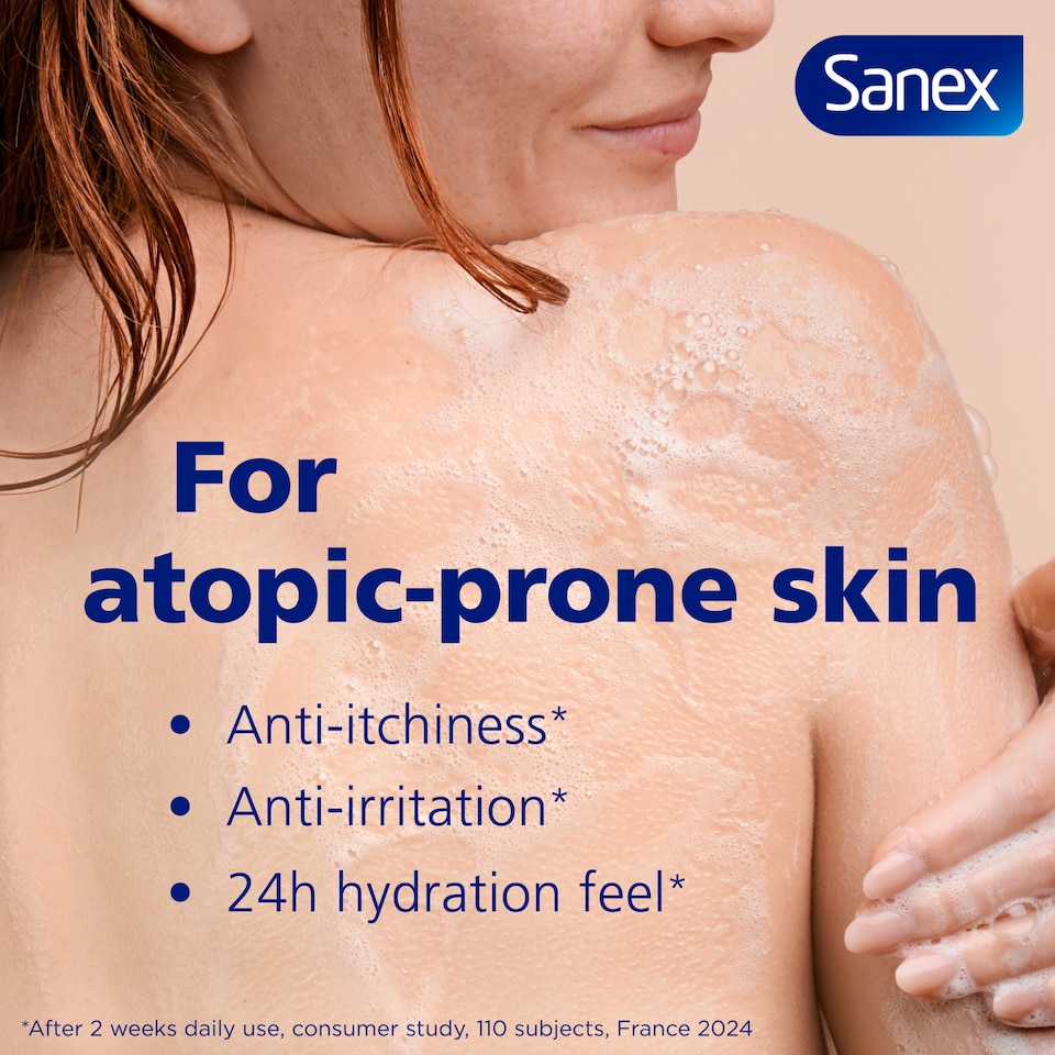image 1 of Sanex Expert Skin Health+ Skin Therapy Anti Irritation Body Wash 450ml
