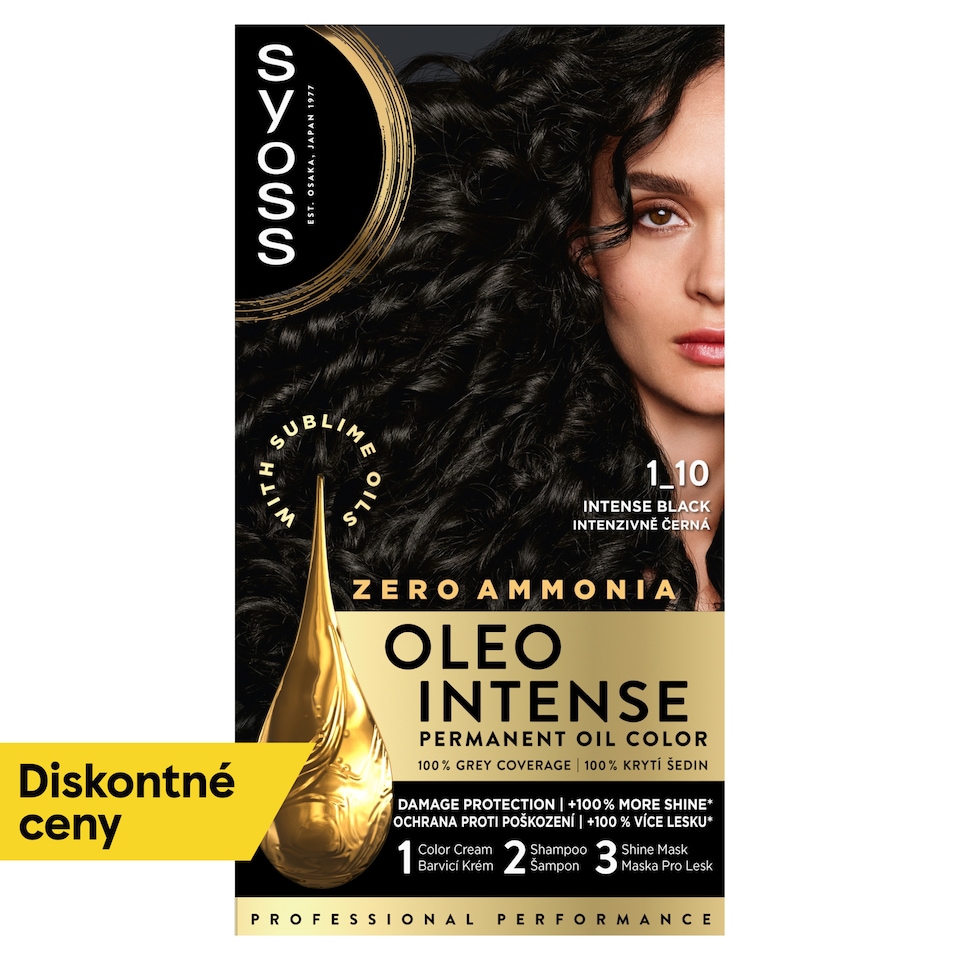 Syoss Oleo Intense 1-10 Intenzívny čierny 50 ml