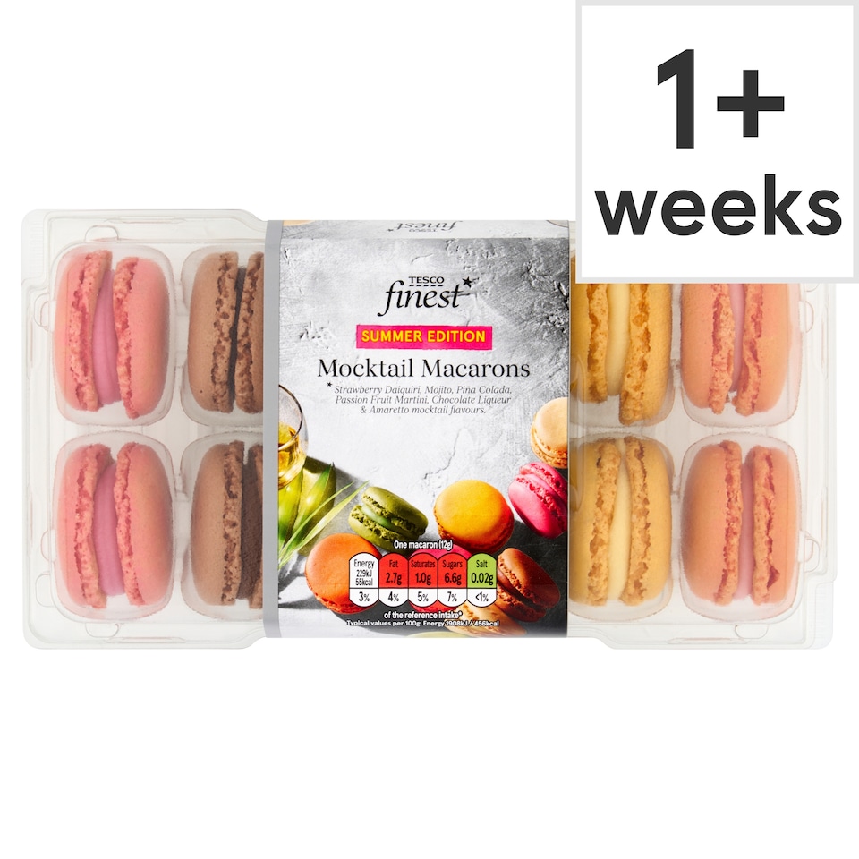Tesco Finest Mocktail Macarons 144g