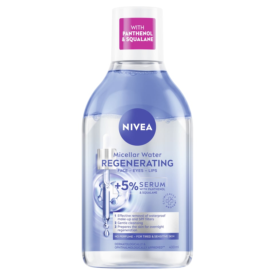 NIVEA Regenerating Serum Infused Micellar Water 400ml