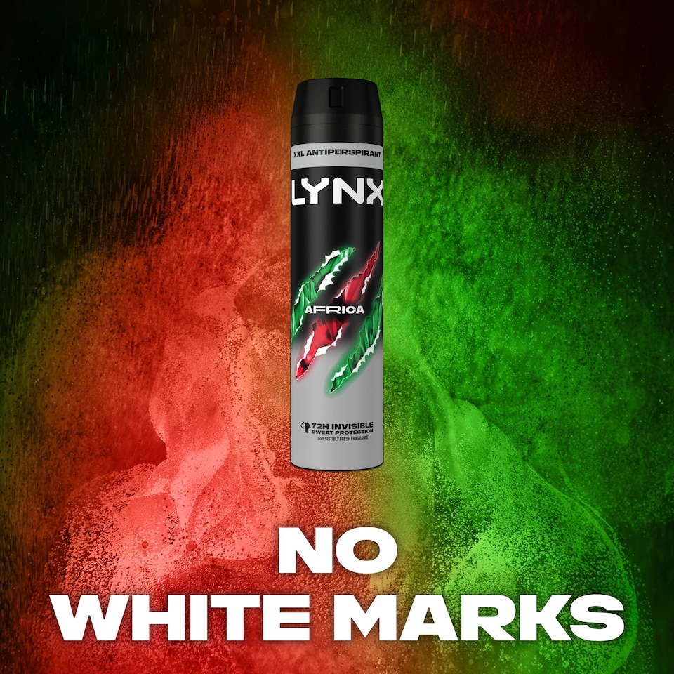 image 1 of Lynx Africa 72h Antiperspirant Deodorant for Men 250ml