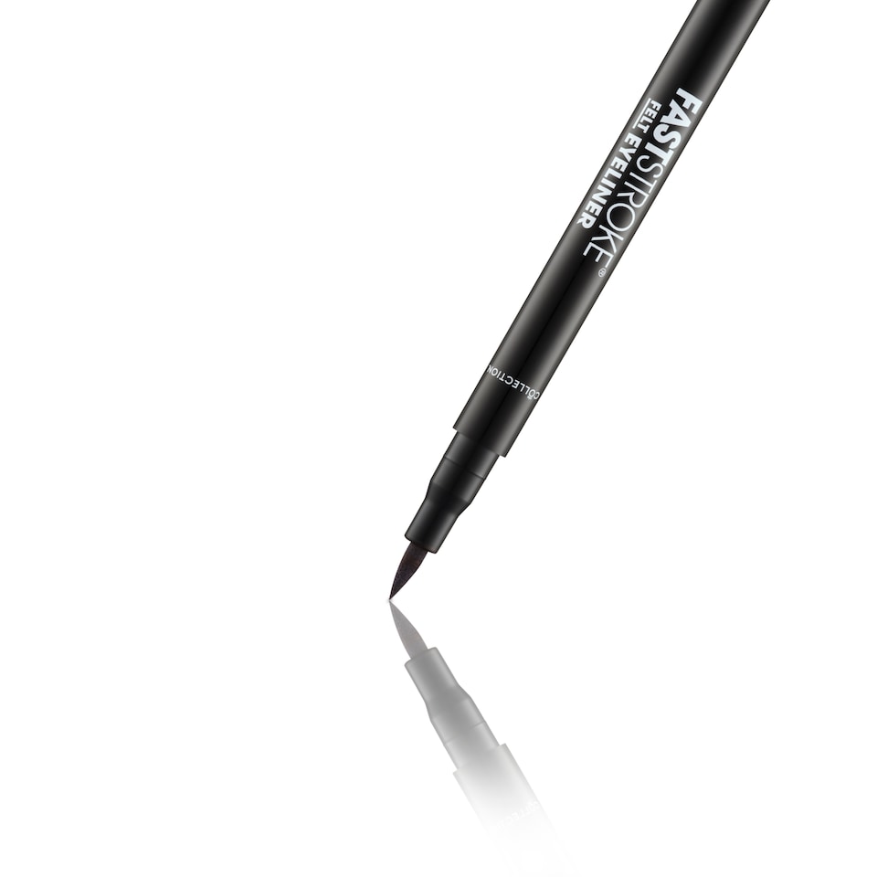 image 1 of Collection Fast Stroke Felt Eyeliner 1 Black