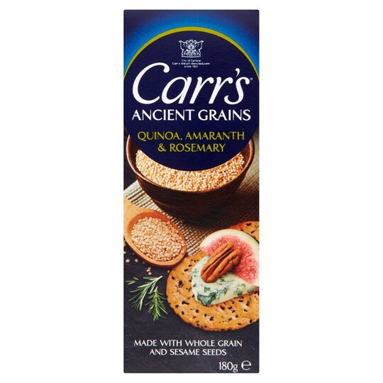 Carrs Ancient Grains Quinoa Rosemary 180G Tesco Groceries
