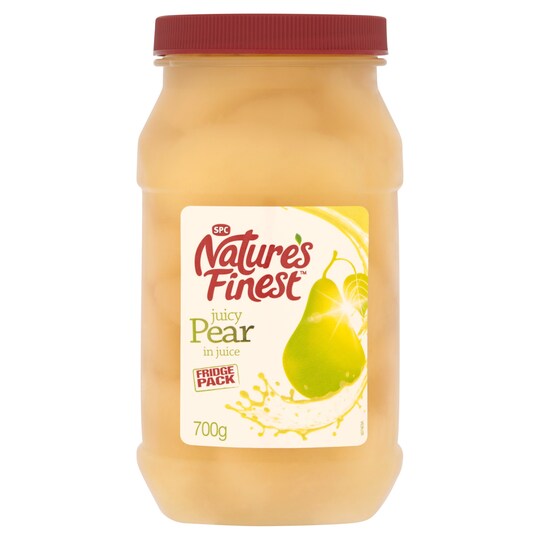 Spc Natures Juicy Pear In Juice 700G Tesco Groceries