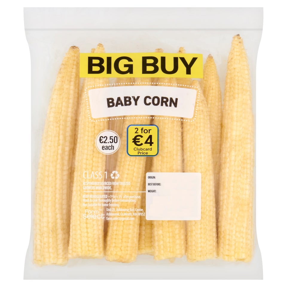 Farm Select Baby corn Big Buy 220g