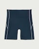 image 4 of F&F Active EVERYHOUR Contrast Trim High Waisted Cycling Shorts in Navy
