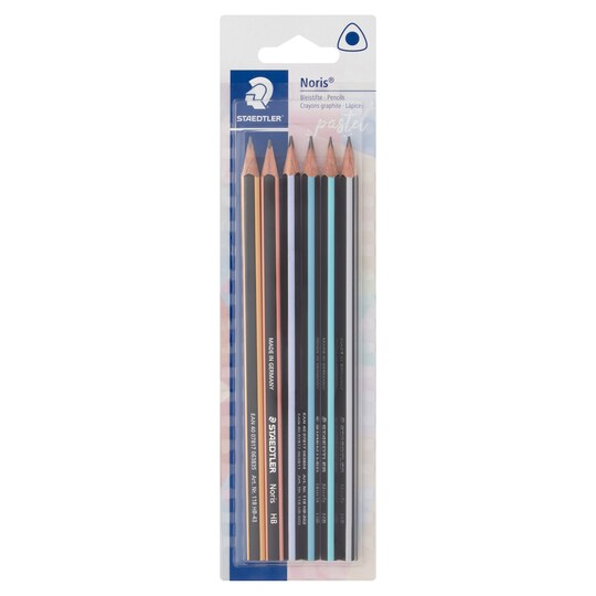 Staedtler Noris Hb Pastel Pencil 6 Pack Tesco Groceries