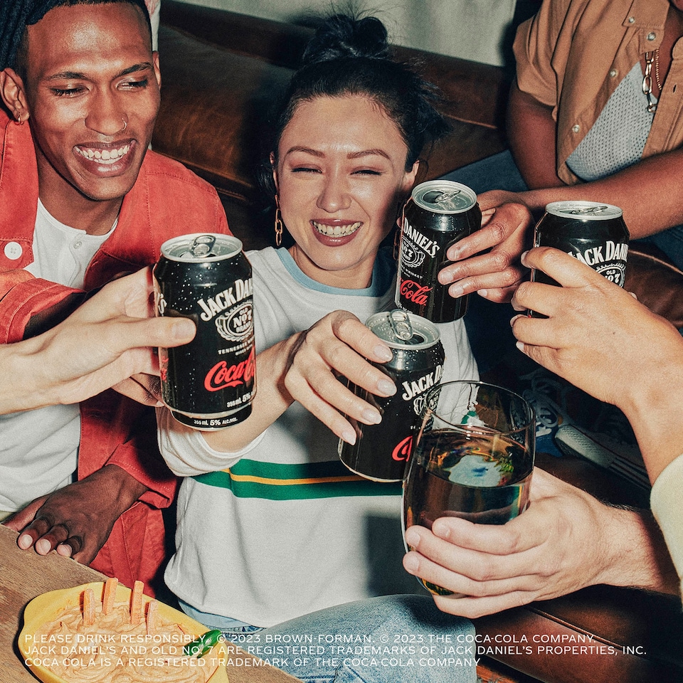 image 1 of Jack Daniel's Whiskey & Coca-Cola Zero Sugar 330Ml