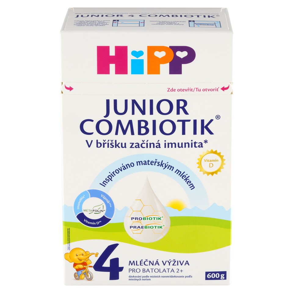 image 1 of HiPP Combiotik Junior 4 Milk Nutrition for Small Children from 2 Years in Powder 600 g