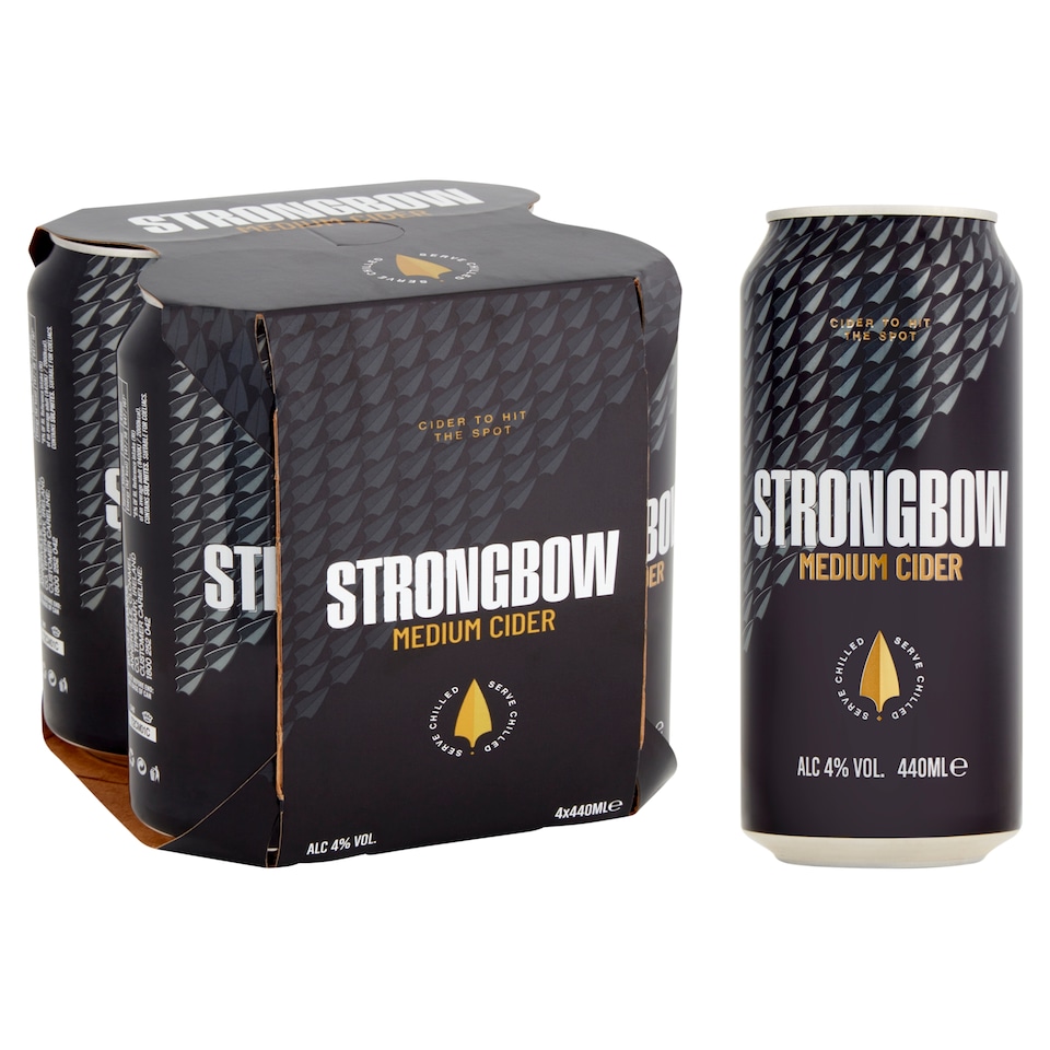 image 1 of Strongbow Medium Cider 4X440ml