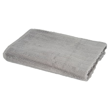 F&F Home Silver Simply Soft Ribbed Hand Towel