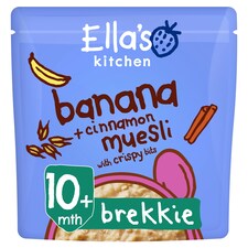 Ella’s Kitchen Banana and Cinnamon Dry Museli Baby Breakfast 10+ Months 215g