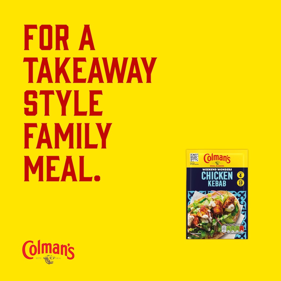 image 1 of Colman's Weekend Wonders Chicken Kebab Recipe Mix 30G