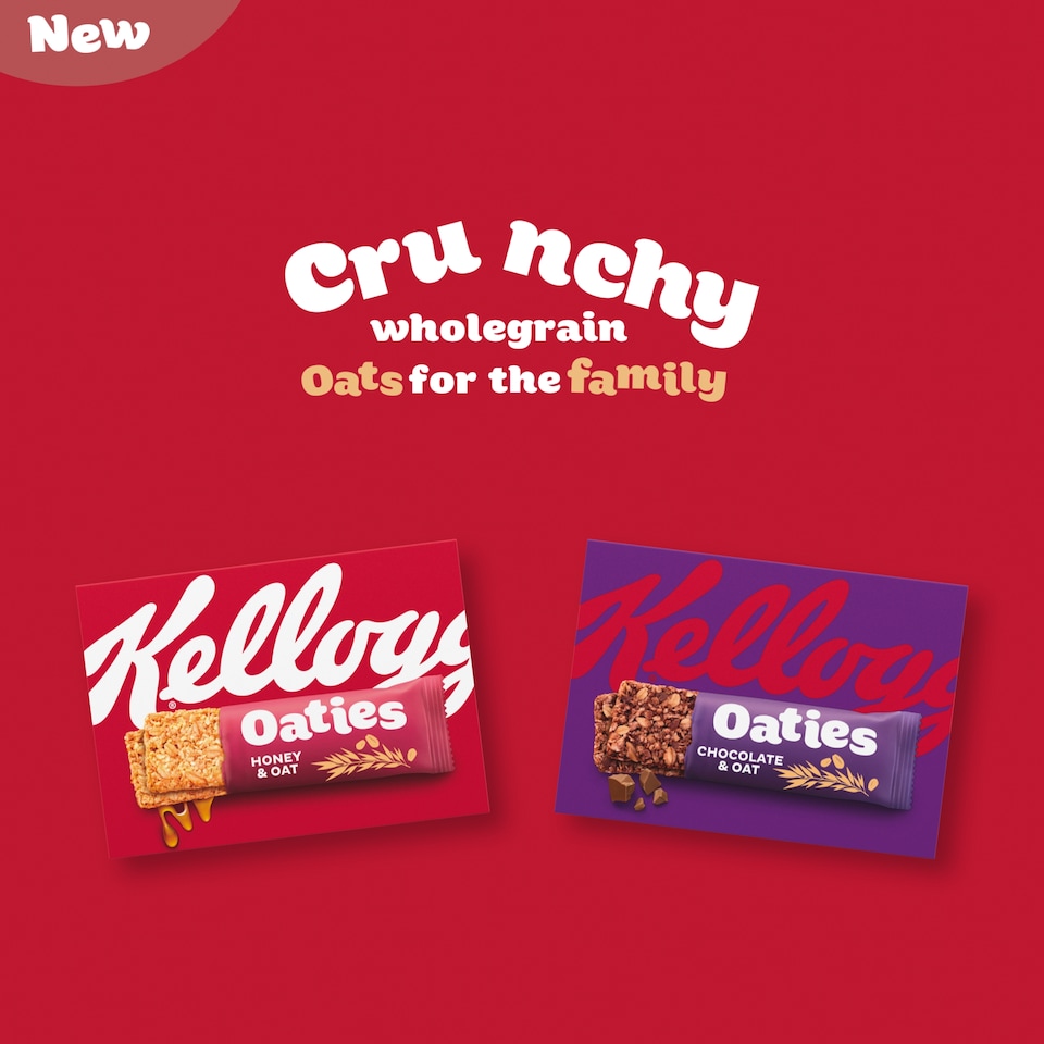 image 1 of Kellogg's Oaties Bars Honey 160g