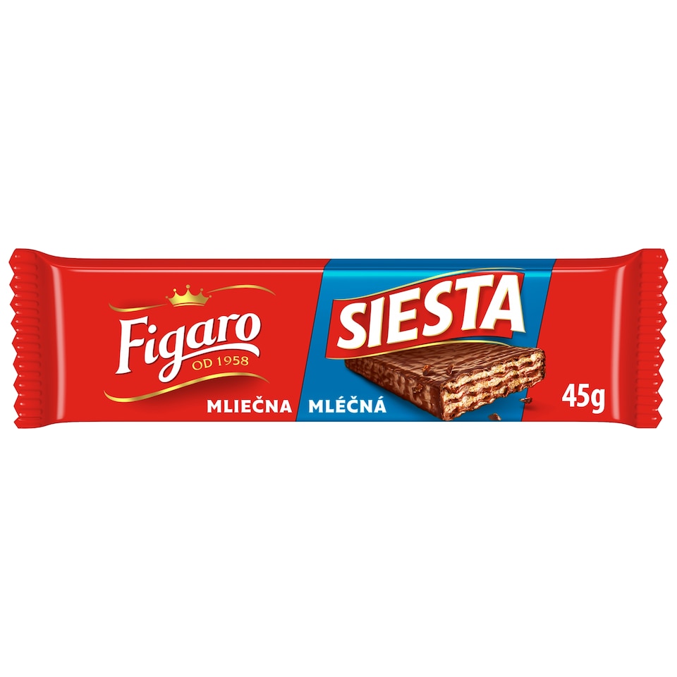Figaro Siesta oplatka mléčná 45g