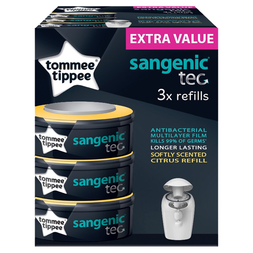 Tommee Tippee Sangenic Universal Cassette X 3