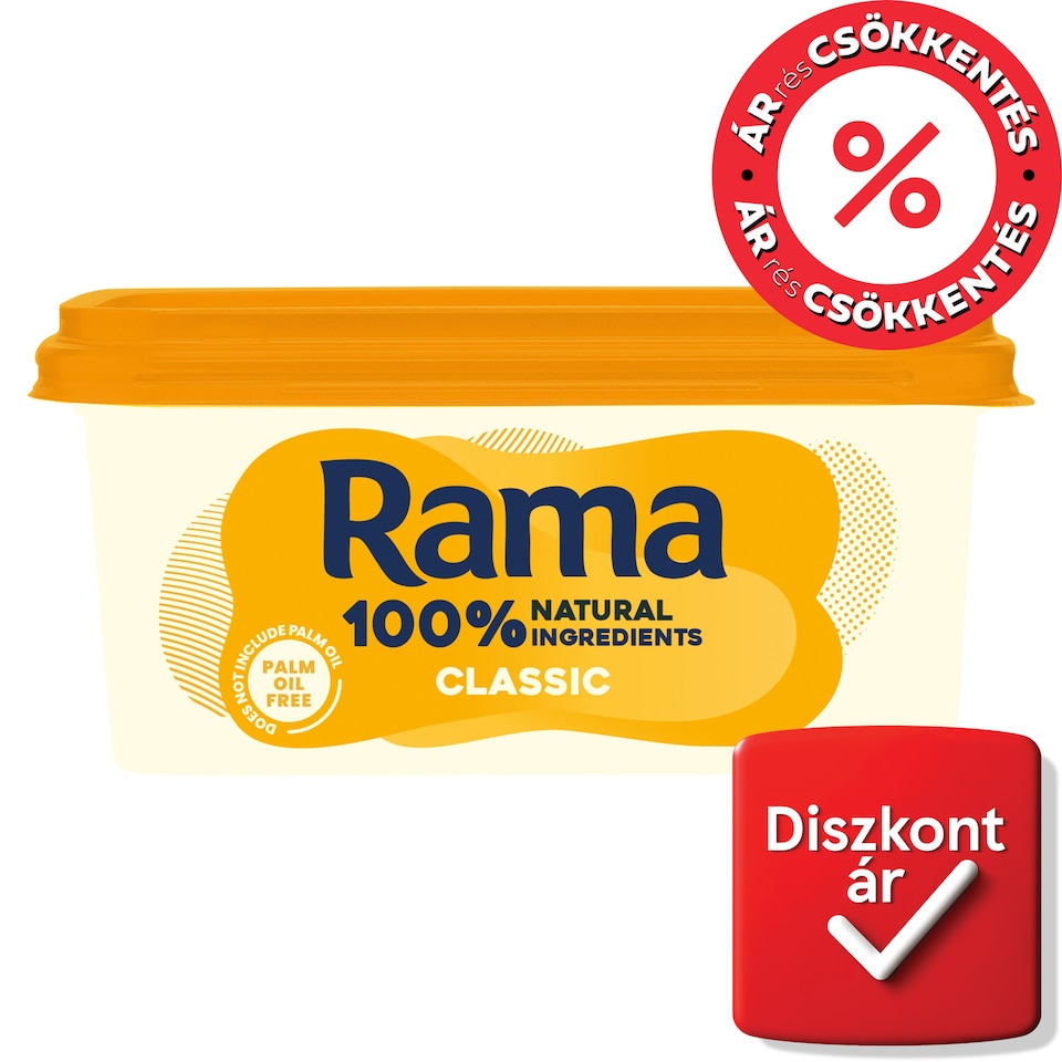 Rama classic margarin 400 g  1. kép