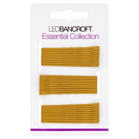 Leo Bancroft Premium Pro Hair Grips Blonde 30Pk Tesco Groceries