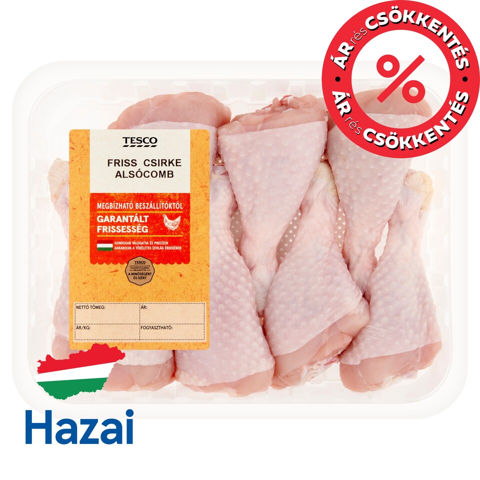 Tesco friss csirke alsócomb 600 g