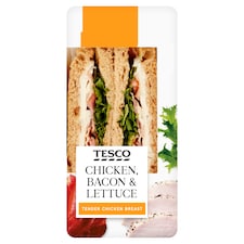 Tesco Chicken Bacon & Lettuce Sandwich