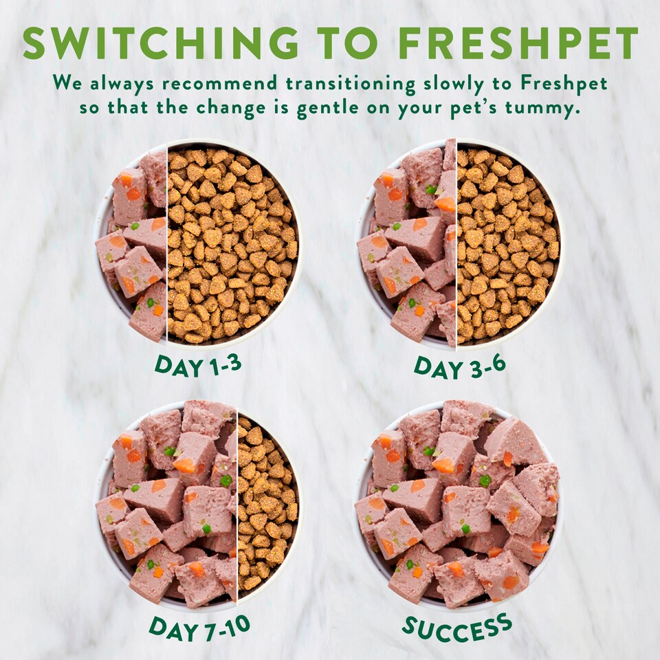image 1 of Freshpet Delicate Turkey Recipe with Peas & Carrots Roll for Dogs 700g