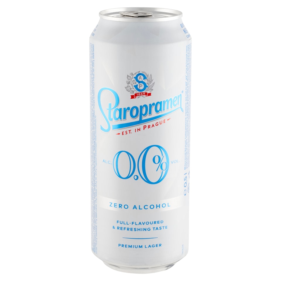 Staropramen Non-Alcoholic Lager Beer 0,0% 0,5 l 