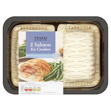 Tesco Salmon En Croute 370G