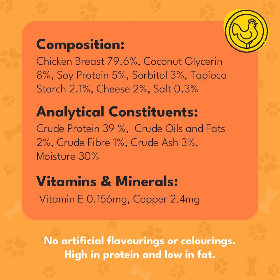 image 1 of Pet Munchies Natural Dog Treats Chicken & Cheese 100g