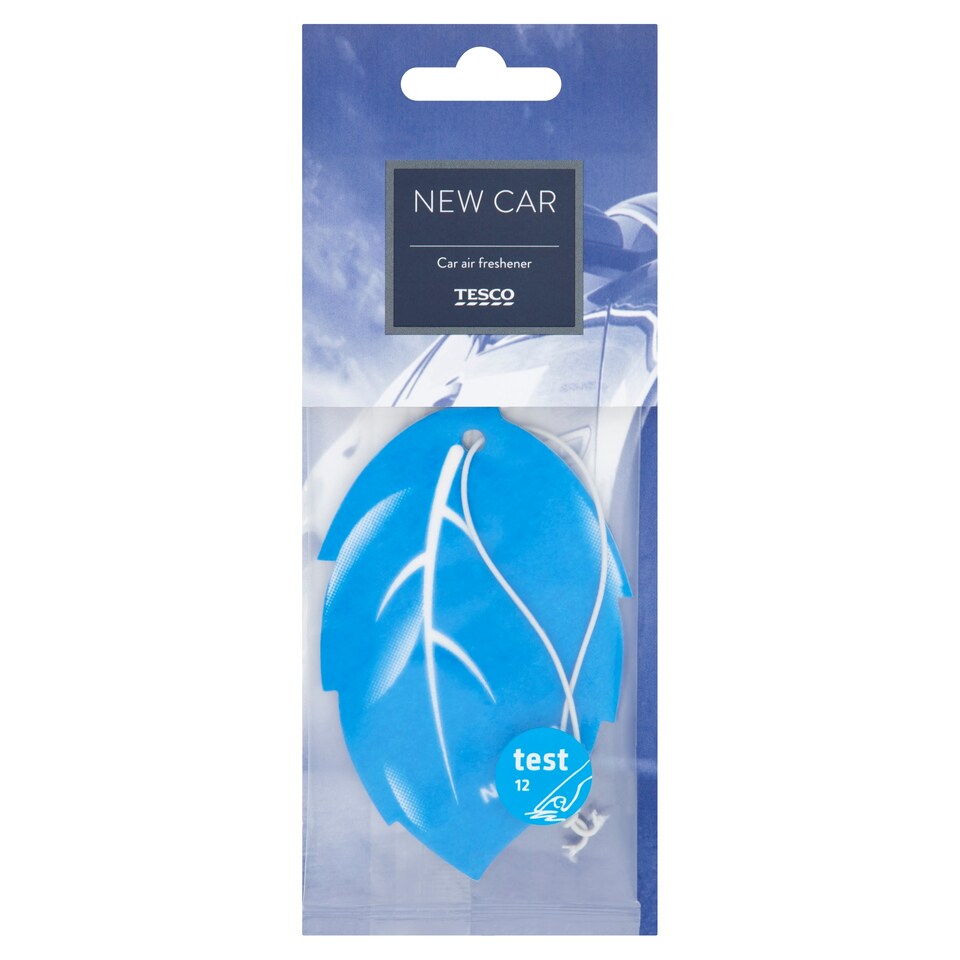 Tesco Hanging Card New Car Car Air Refresher