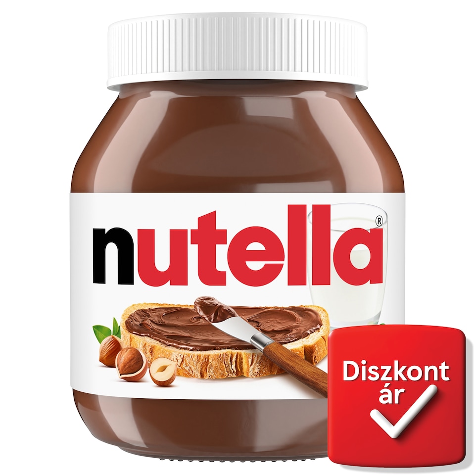 Nutella kenhető kakaós mogyorókrém 600 g